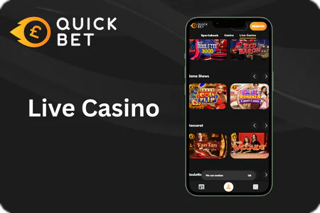 Live Casino Quick Bet